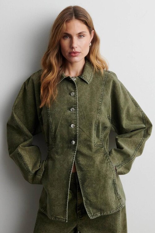 Second Female Kaki Jaye Denim Jacket