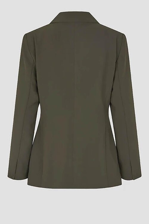 Second Female Olive Fique Fitted Blazer
