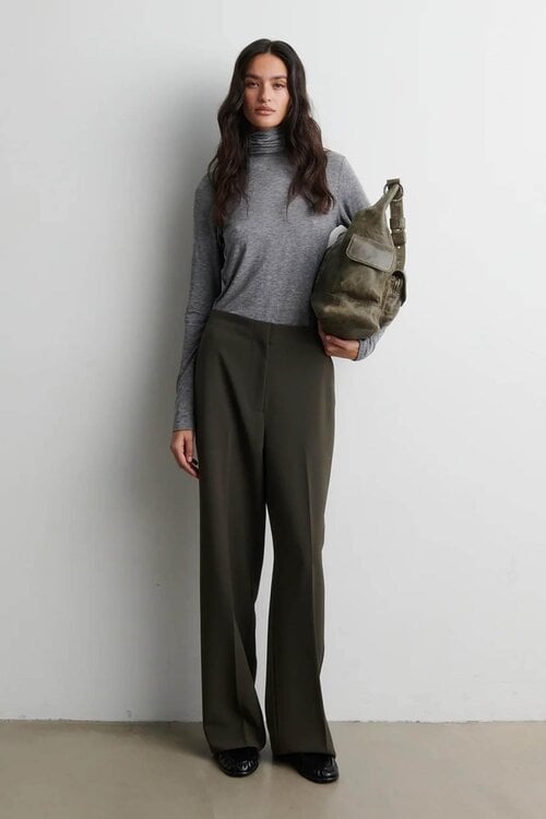 Second Female Olive Fique Pantalon