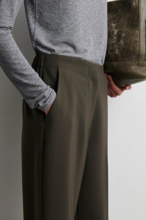 Second Female Olive Fique Pantalon