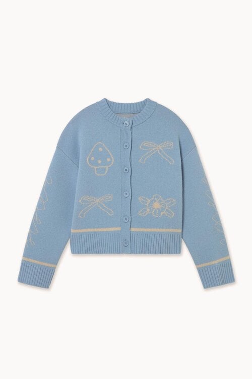 The Tiny Big Sister Bows Vest Blauw