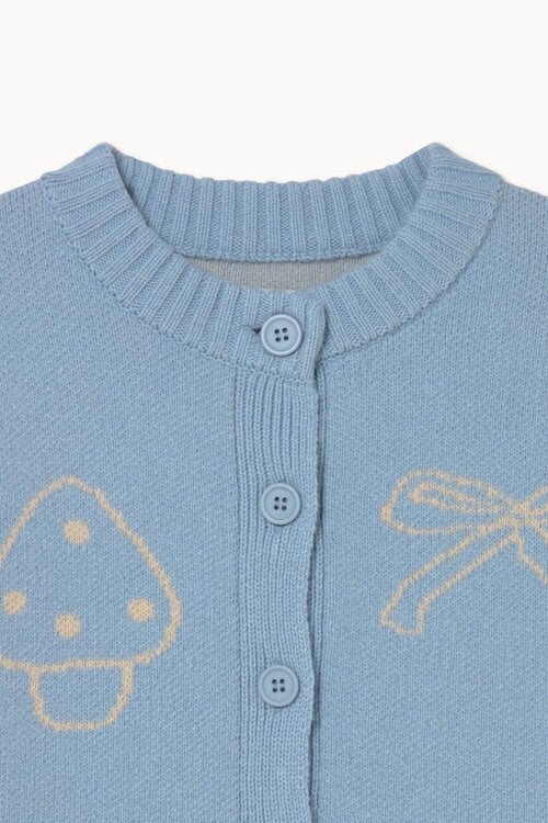 The Tiny Big Sister Bows Vest Blauw