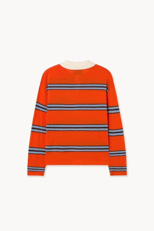 The Tiny Big Sister Polo trui streep Oranje