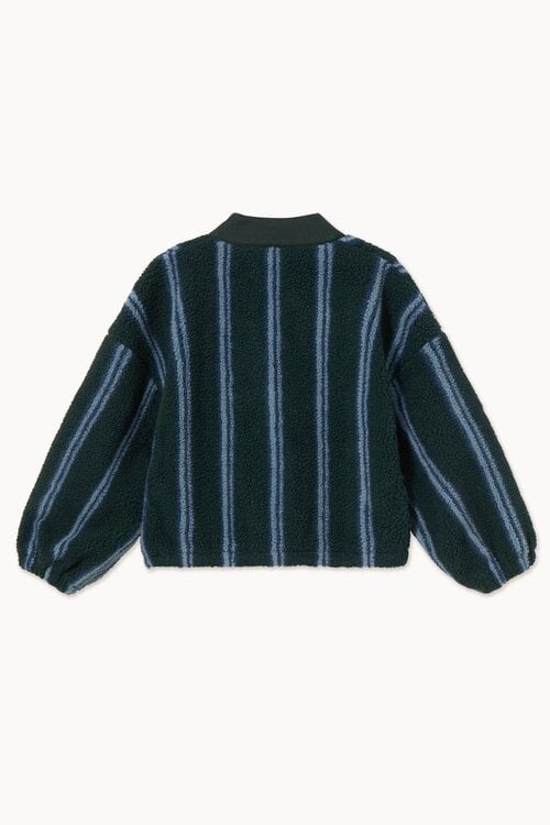 The Tiny Big Sister Jack streep Sherpa Blauw
