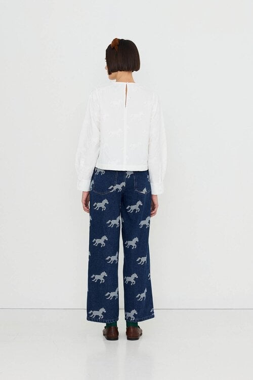 The Tiny Big Sister Horses jeans Berta Indigo