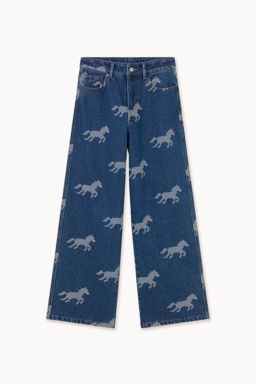 The Tiny Big Sister Horses jeans Berta Indigo