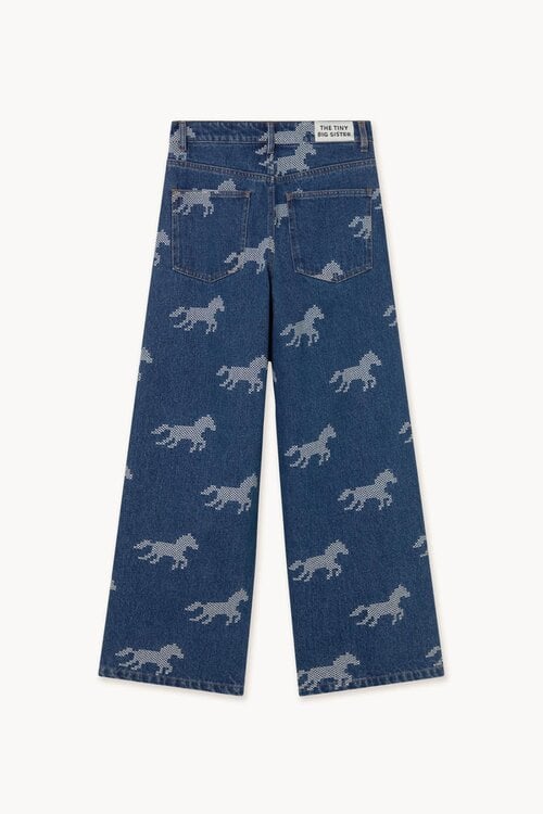 The Tiny Big Sister Horses jeans Berta Indigo