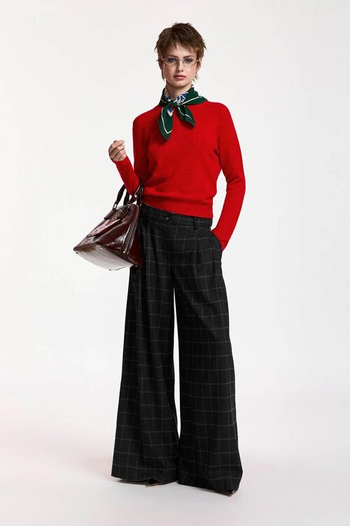 Essentiel Antwerp Wide leg pantalon Antra