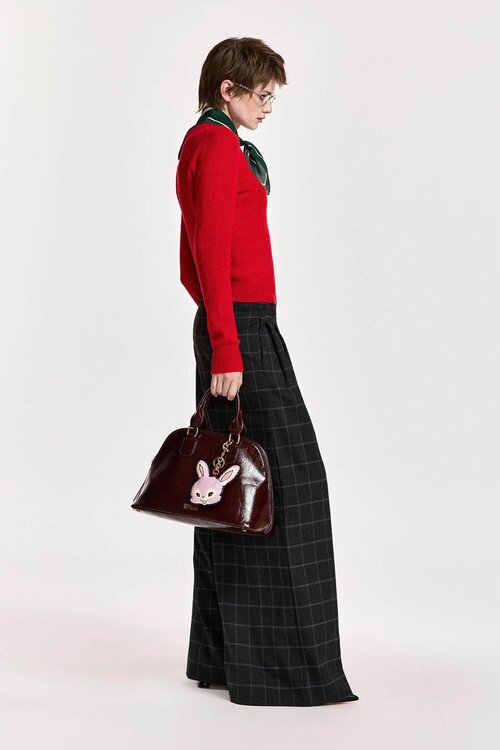 Essentiel Antwerp Wide leg pantalon Antra