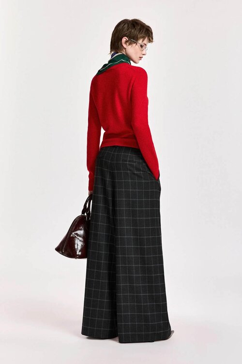 Essentiel Antwerp Wide leg pantalon Antra