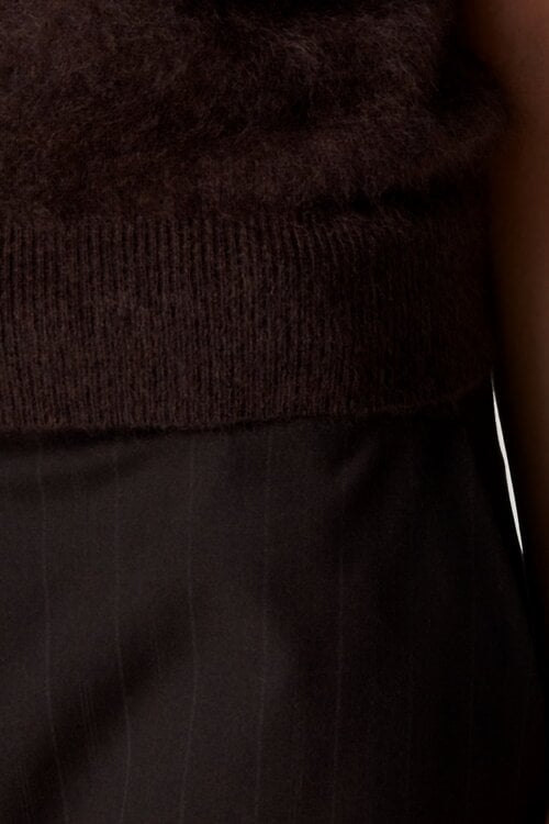Absolut Cashmere Amaya korte mouw Trui Bruin