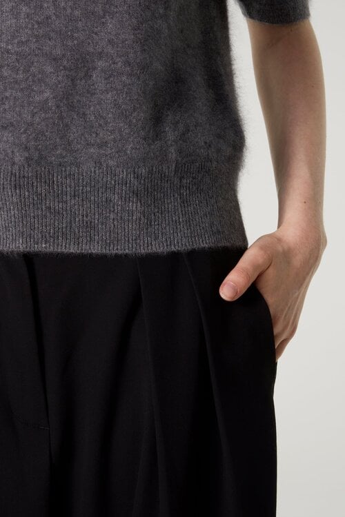 Absolut Cashmere Amaya korte mouw Trui Grijs