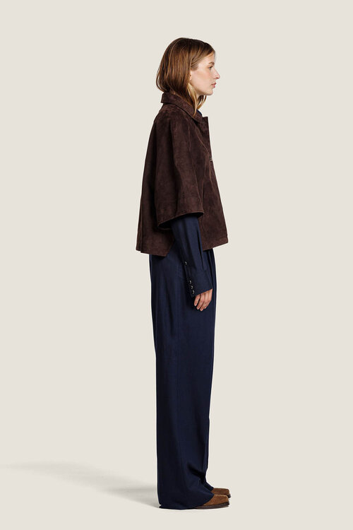 Alter Ego Bruine Lena Suede Jacket