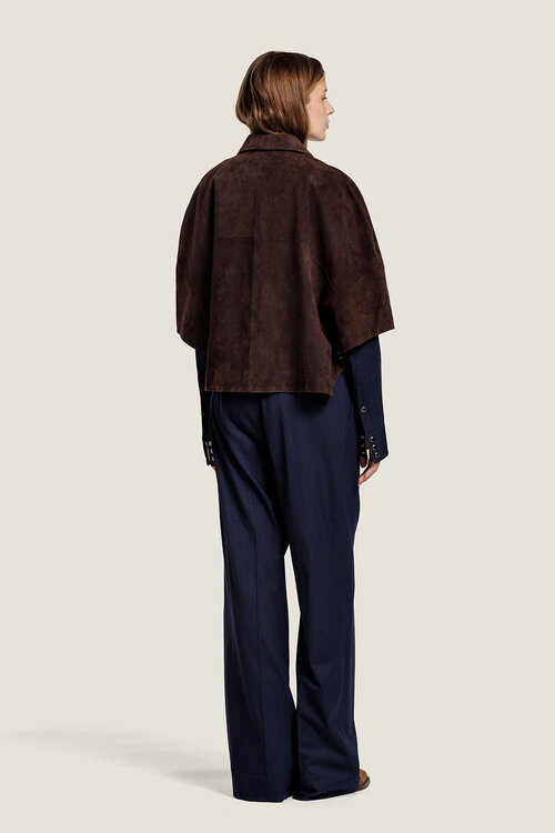 Alter Ego Bruine Lena Suede Jacket