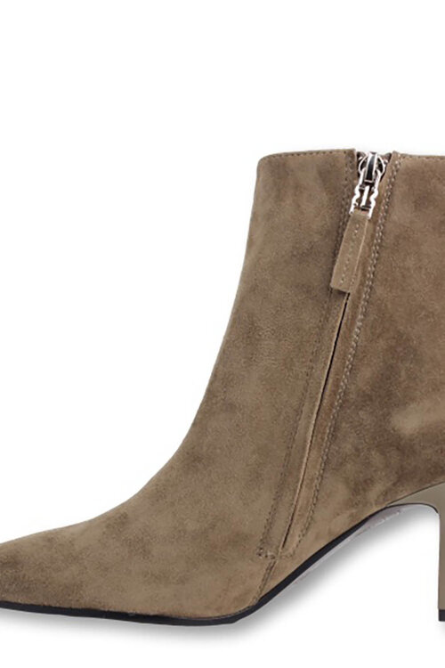 Bibi Lou Kaki Enkel Laarsje Suede