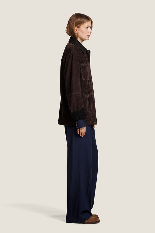 Alter Ego Bruine Gabby Suede Jacket