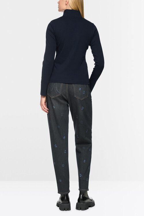 Marc Cain Shirt met kraag blauw