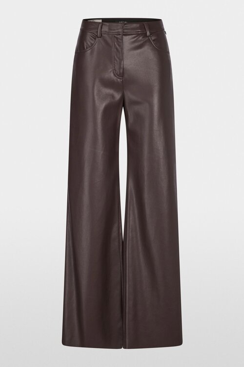 Marc Cain wijde broek high waist bruin