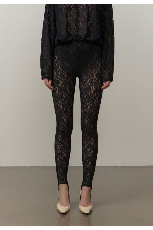 Herskind Ringo kanten legging zwart