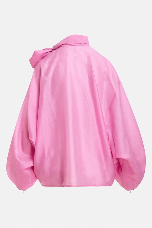 Essentiel Antwerp Blouse met strikkraag Pink