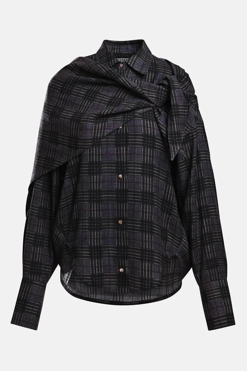 Essentiel Antwerp Blouse oversized Grijs