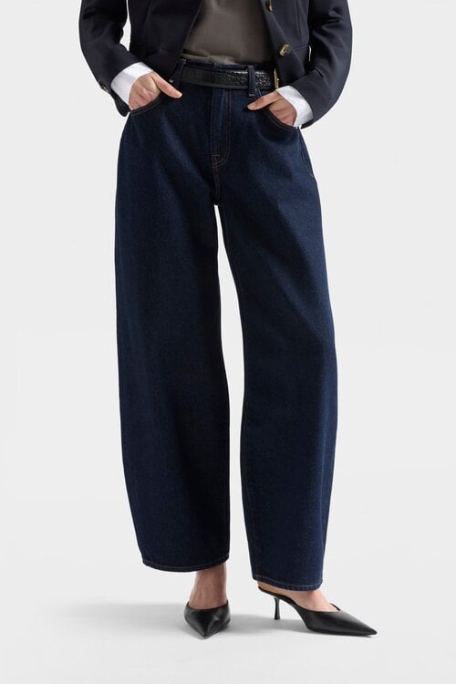 7 For All Mankind Indigo Bonnie Barrel Jeans