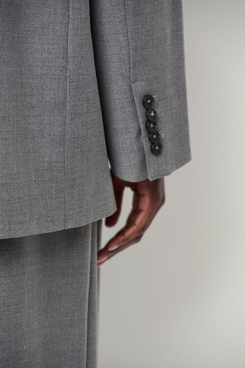 Dante 6 Bolton wrap blazer grijs