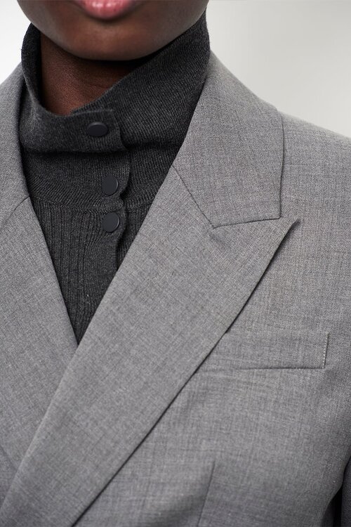 Dante 6 Bolton wrap blazer grijs