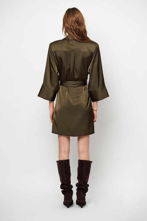 Dante 6 Noanne dress olijfgroen