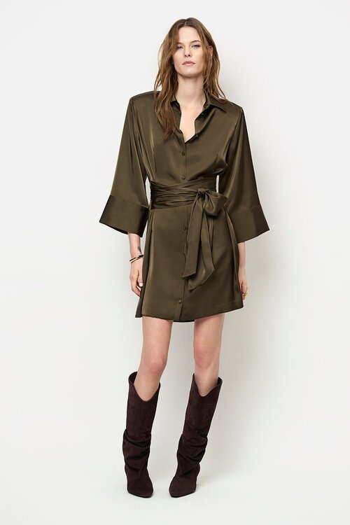 Dante 6 Noanne dress olijfgroen