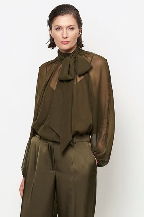 Dante 6 Sonia blouse olijfgroen