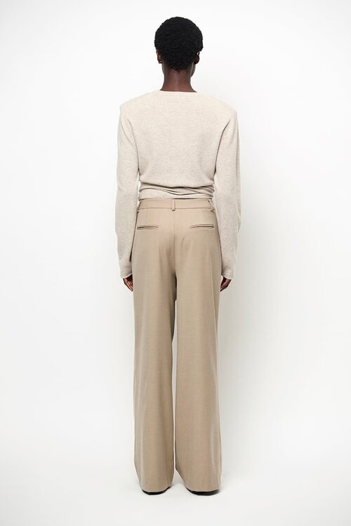 Dante 6 Benyo knitted wrap top beige