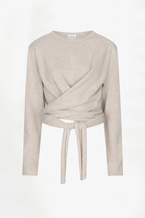 Dante 6 Benyo knitted wrap top beige