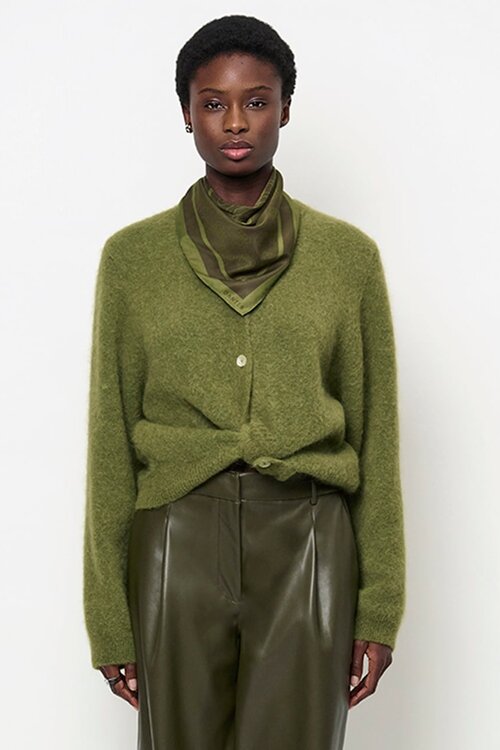 Dante 6 Toronto short cardigan groen