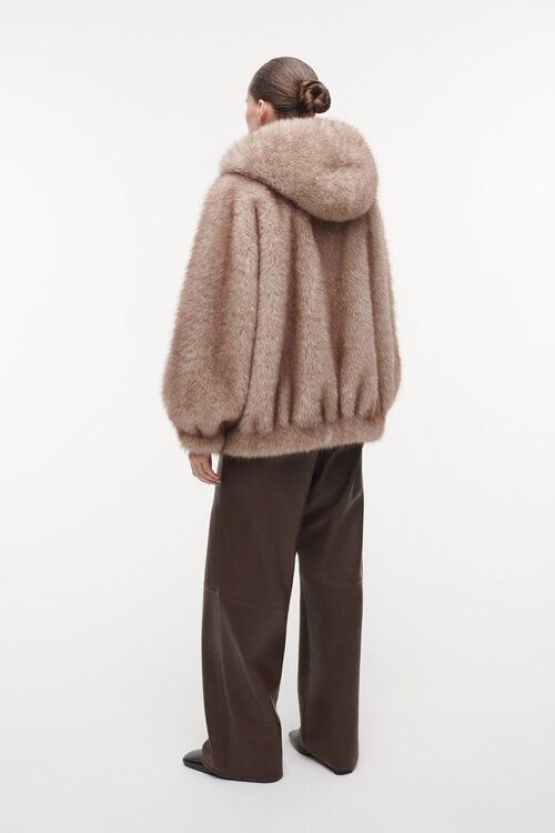 Studio AR by Arma Hailey faux mink jack beige