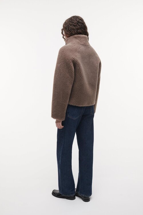 Studio AR by Arma Mallow faux mink jack taupe