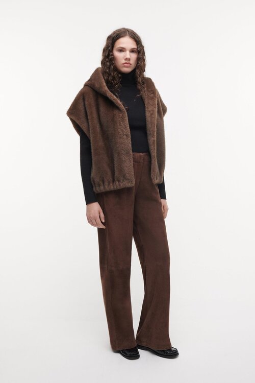 Studio AR by Arma Bruin Clara faux fur  bodywarmer