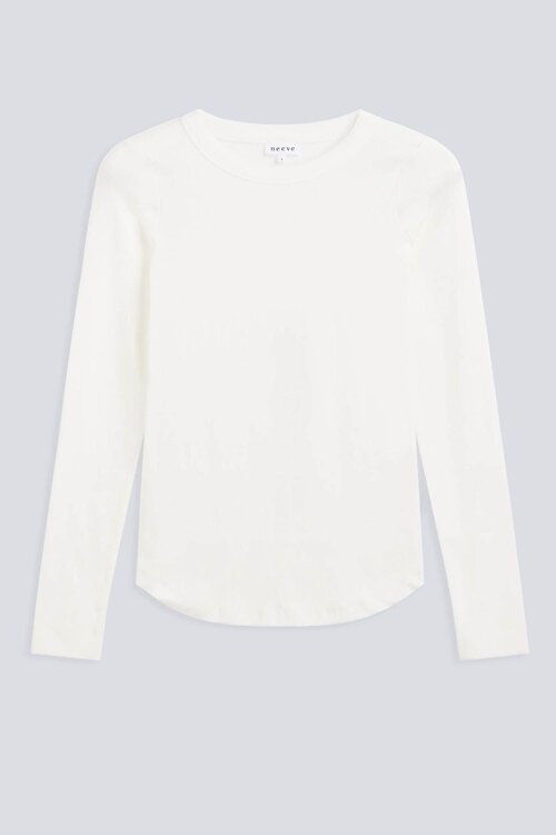 Neeve T-shirt lange mouw Offwhite