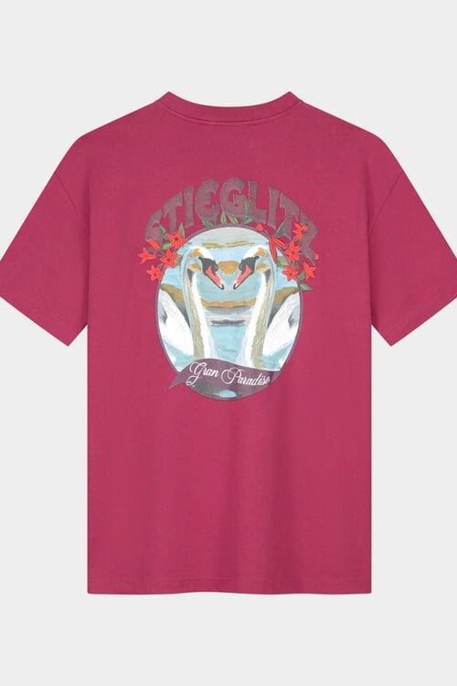 Stieglitz Renzo oversized t-shirt Bordo
