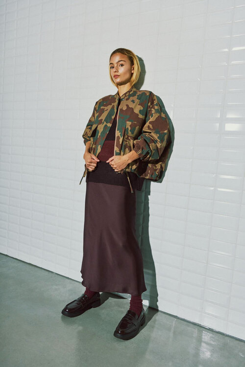 WITHBLACK Groene WBLLEAH LS CAMO JACKET