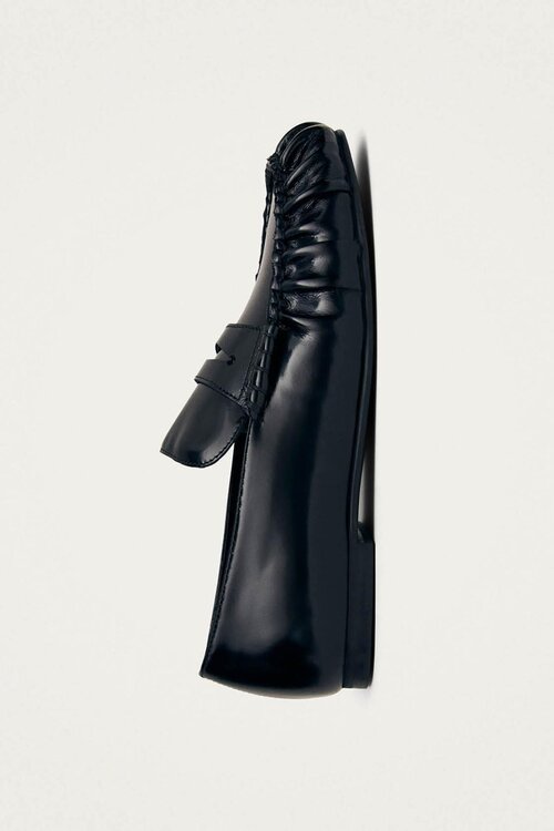 ALOHAS Aven Leather Loafers Zwart