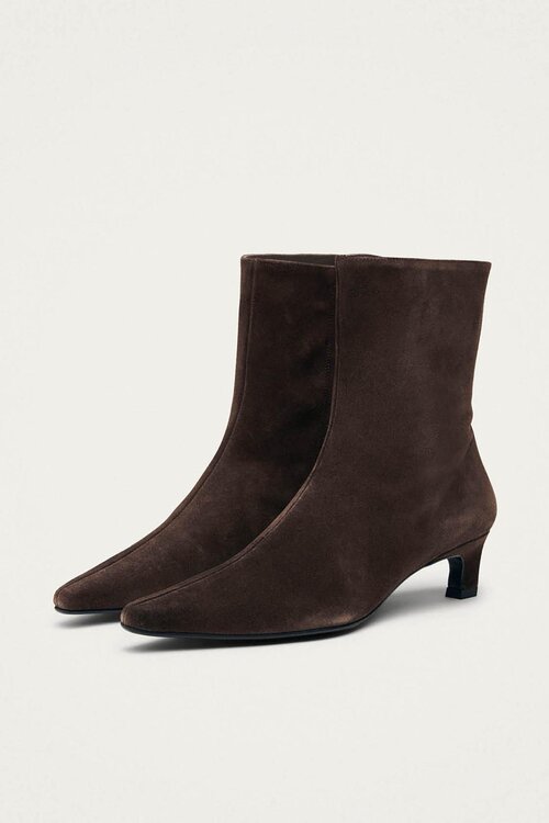 ALOHAS Ambar Suede Ankle Boots Bruin