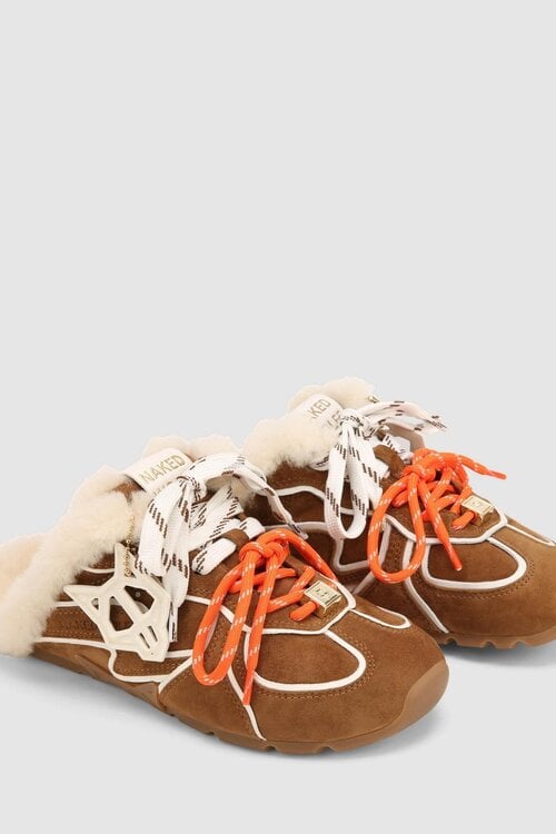Naked Wolfe Sneaker Mule Camel