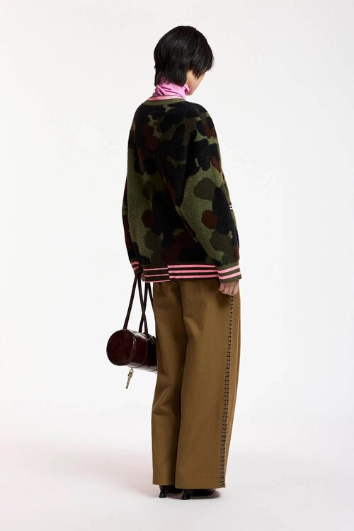 Essentiel Antwerp Vest camouflage Kaki