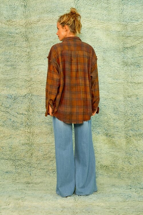 Sea Me Happy Blouse bruin