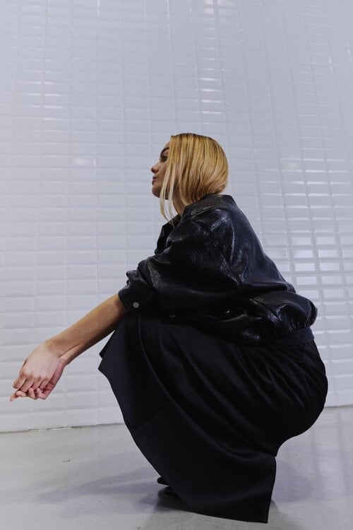 WITHBLACK Black WBLPATRIZIA VEGAN JACKET