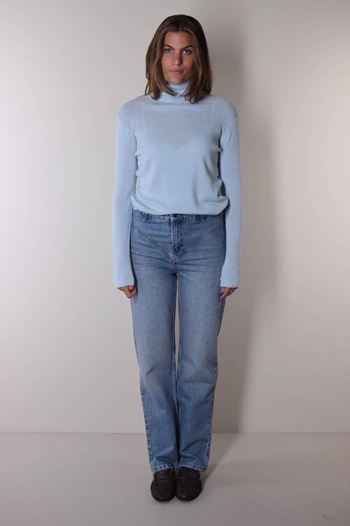 Absolut Cashmere Blandine Mouwloos Trui Blue