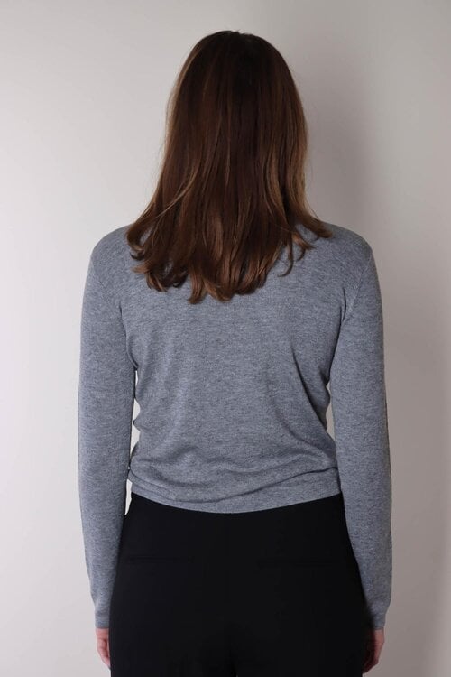 Absolut Cashmere Blandine Mouwloos Trui Grijs