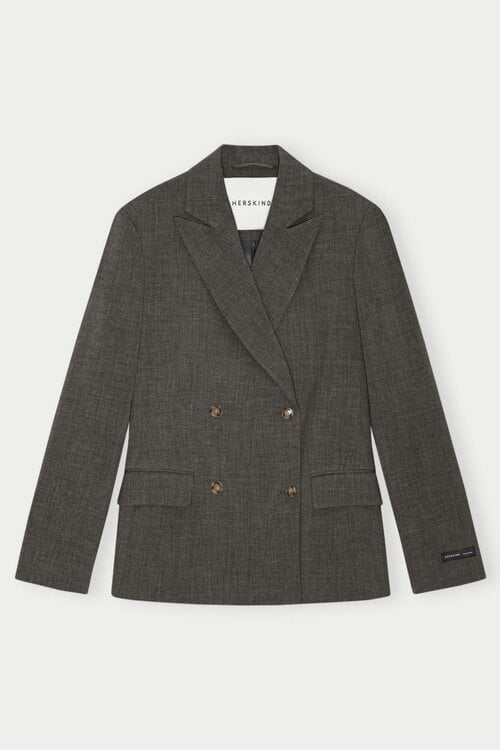 Herskind Laila fitted blazer grijs