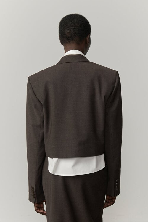 Herskind Pascale korte blazer bruin